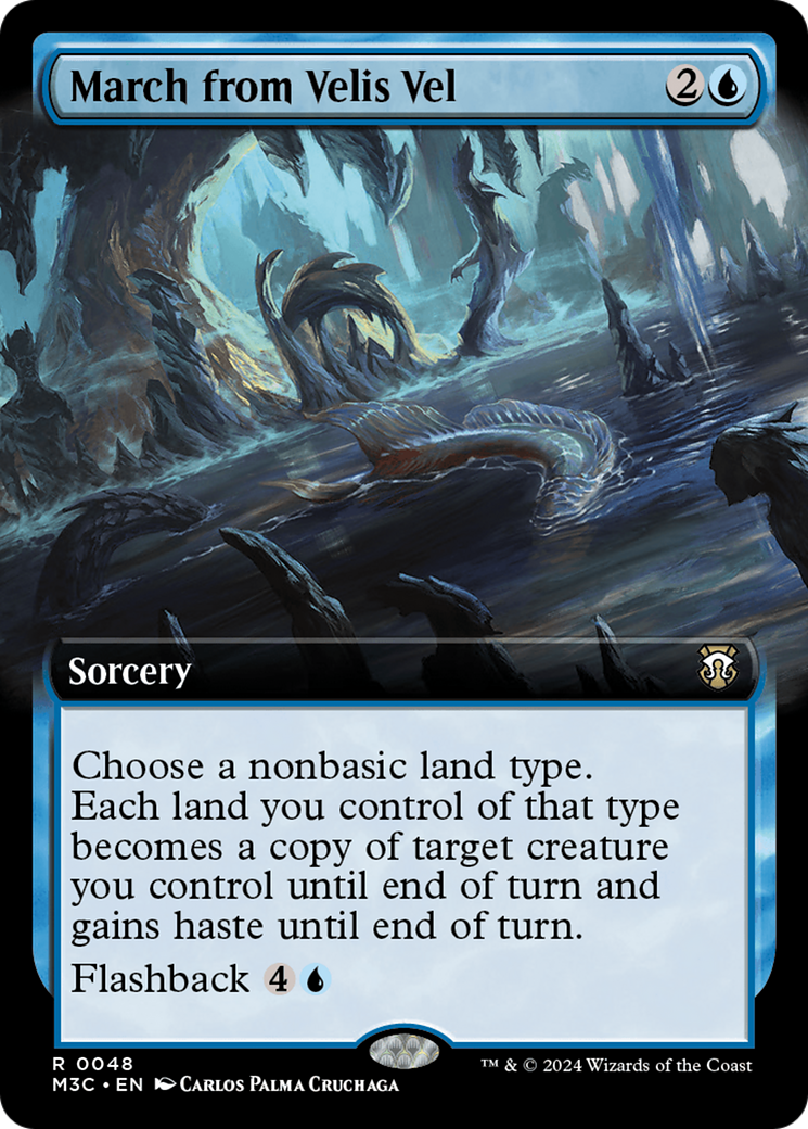 March from Velis Vel (Extended Art) (Ripple Foil) [Modern Horizons 3 Commander] | Tacoma Games
