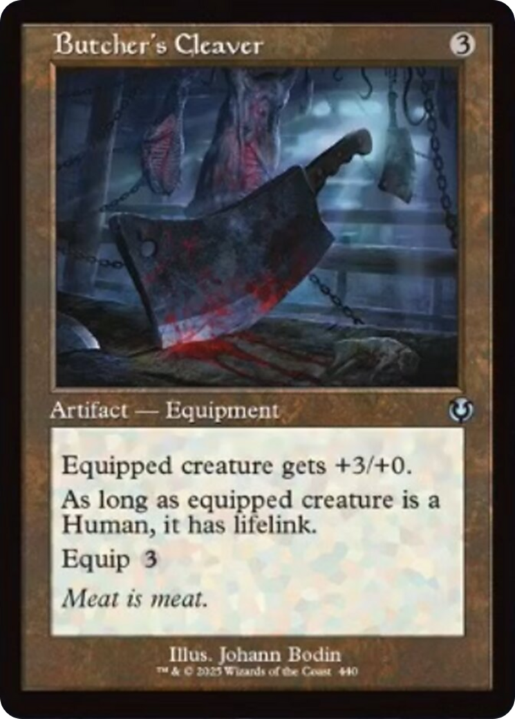 Butcher's Cleaver (Retro Frame) [Innistrad Remastered] | Tacoma Games