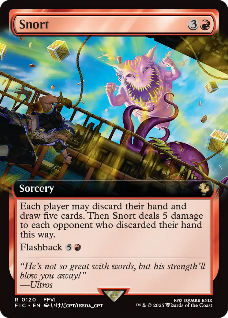 Snort (Extended Art) [FINAL FANTASY Commander] | Tacoma Games