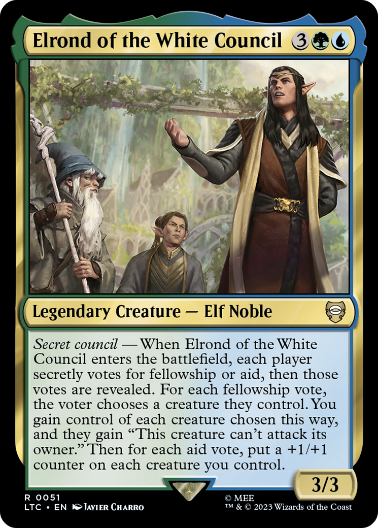 Elrond of the White Council [The Lord of the Rings: Tales of Middle-Earth Commander] | Tacoma Games