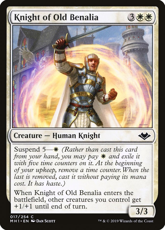 Knight of Old Benalia [Modern Horizons] | Tacoma Games