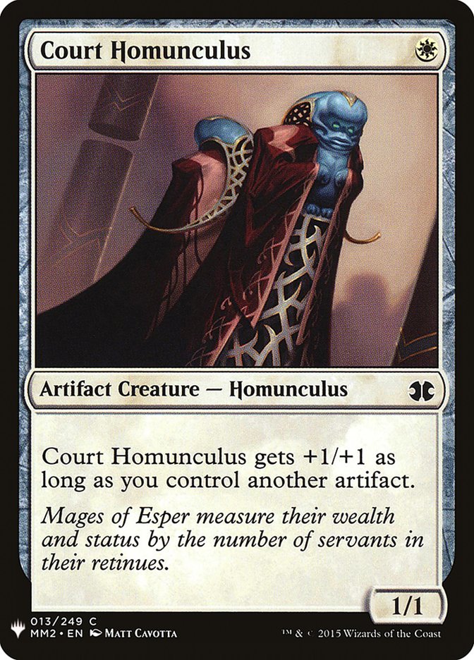 Court Homunculus [Mystery Booster] | Tacoma Games