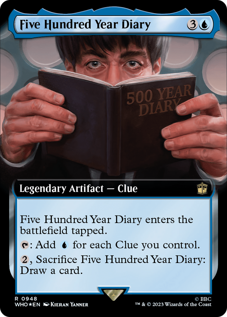 Five Hundred Year Diary (Extended Art) (Surge Foil) [Doctor Who] | Tacoma Games