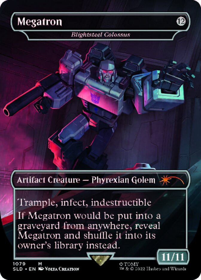 Blightsteel Colossus - Megatron (Borderless) [Secret Lair Drop Series] | Tacoma Games