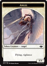 Angel (002) // Zombie (007) Double-Sided Token [Modern Horizons Tokens] | Tacoma Games