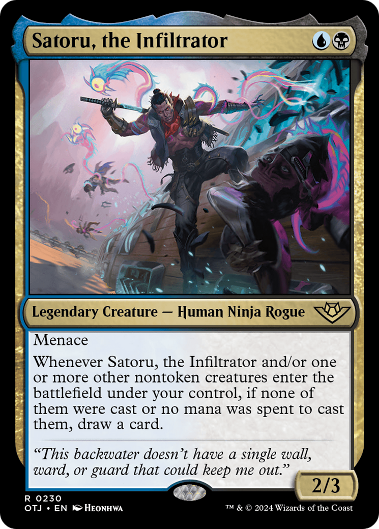 Satoru, the Infiltrator [Outlaws of Thunder Junction] | Tacoma Games