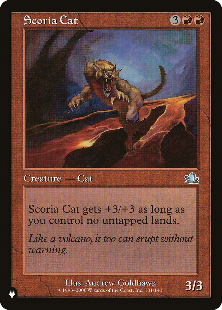 Scoria Cat [The List Reprints] | Tacoma Games