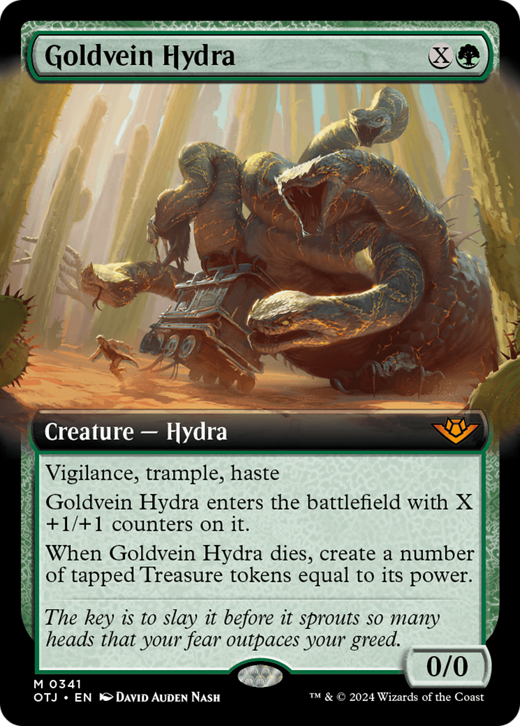 Goldvein Hydra (Extended Art) [Outlaws of Thunder Junction] | Tacoma Games