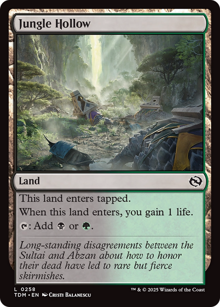 Jungle Hollow [Tarkir: Dragonstorm] | Tacoma Games