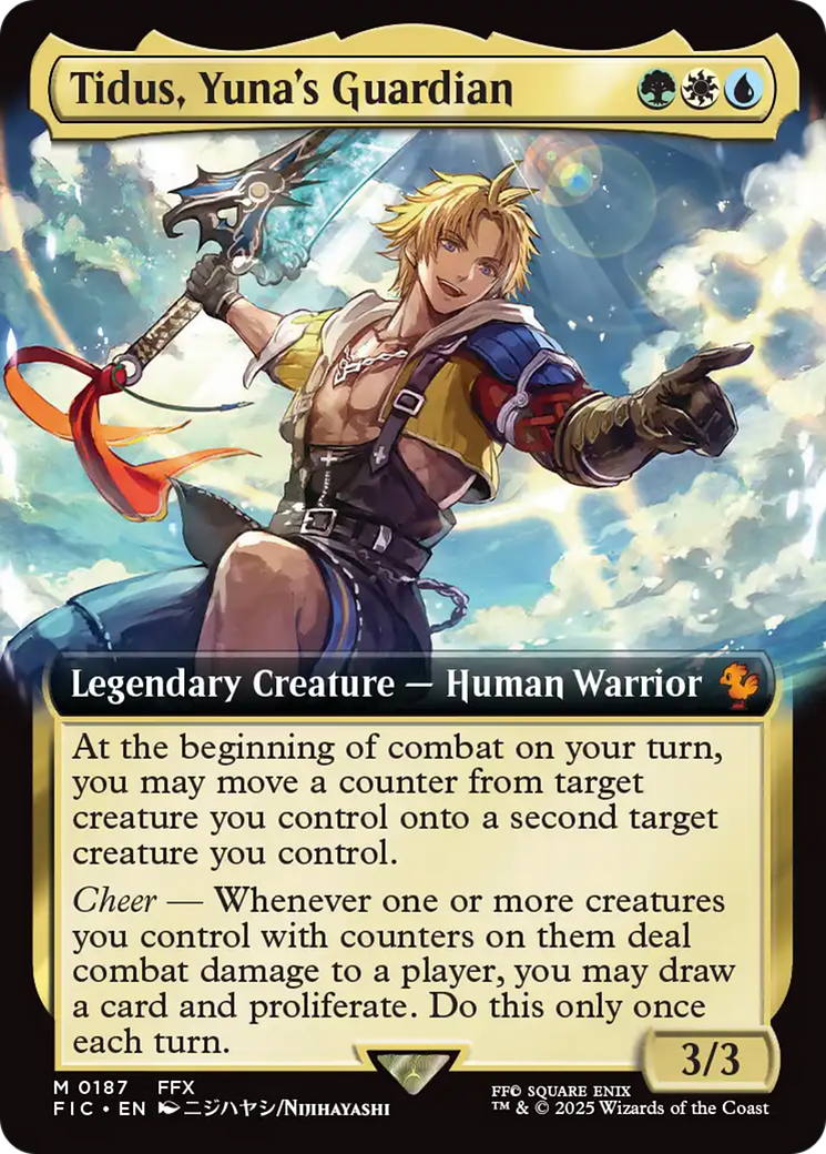 Tidus, Yuna's Guardian (Extended Art) [FINAL FANTASY Commander] | Tacoma Games