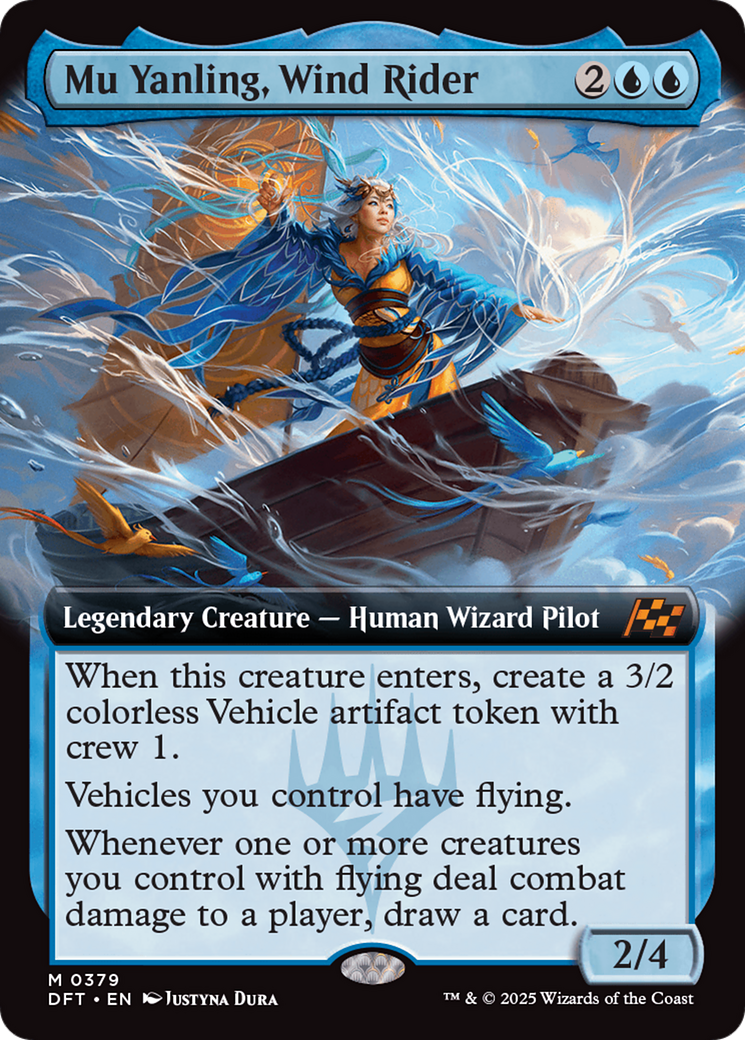 Mu Yanling, Wind Rider (Extended Art) [Aetherdrift] | Tacoma Games