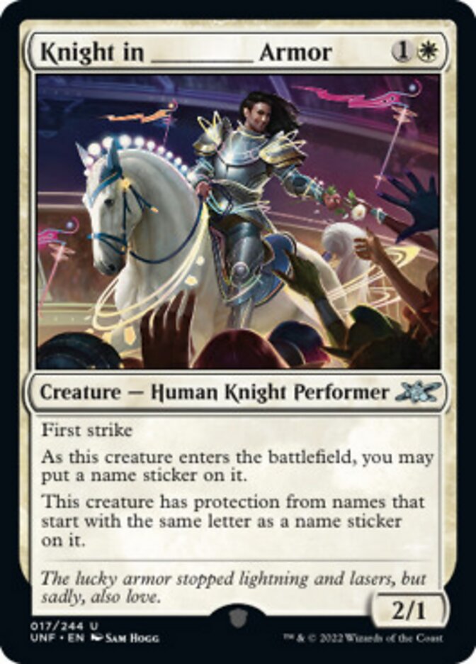 Knight in _____ Armor [Unfinity] | Tacoma Games