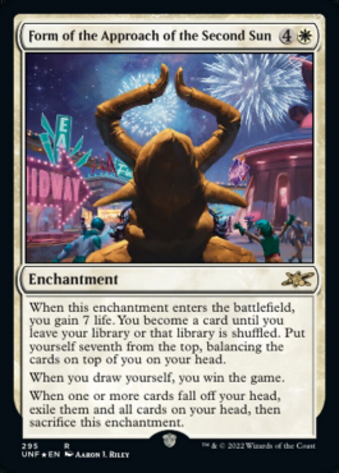 Form of the Approach of the Second Sun (Galaxy Foil) [Unfinity] | Tacoma Games