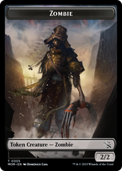 Elemental (9) // Zombie Double-Sided Token [March of the Machine Tokens] | Tacoma Games