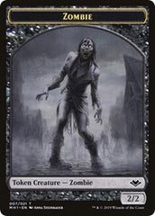 Zombie // Golem Double-Sided Token [Modern Horizons Tokens] | Tacoma Games