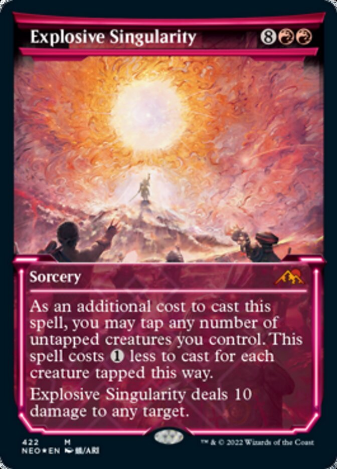 Explosive Singularity (Showcase) (Foil Etched) [Kamigawa: Neon Dynasty] | Tacoma Games