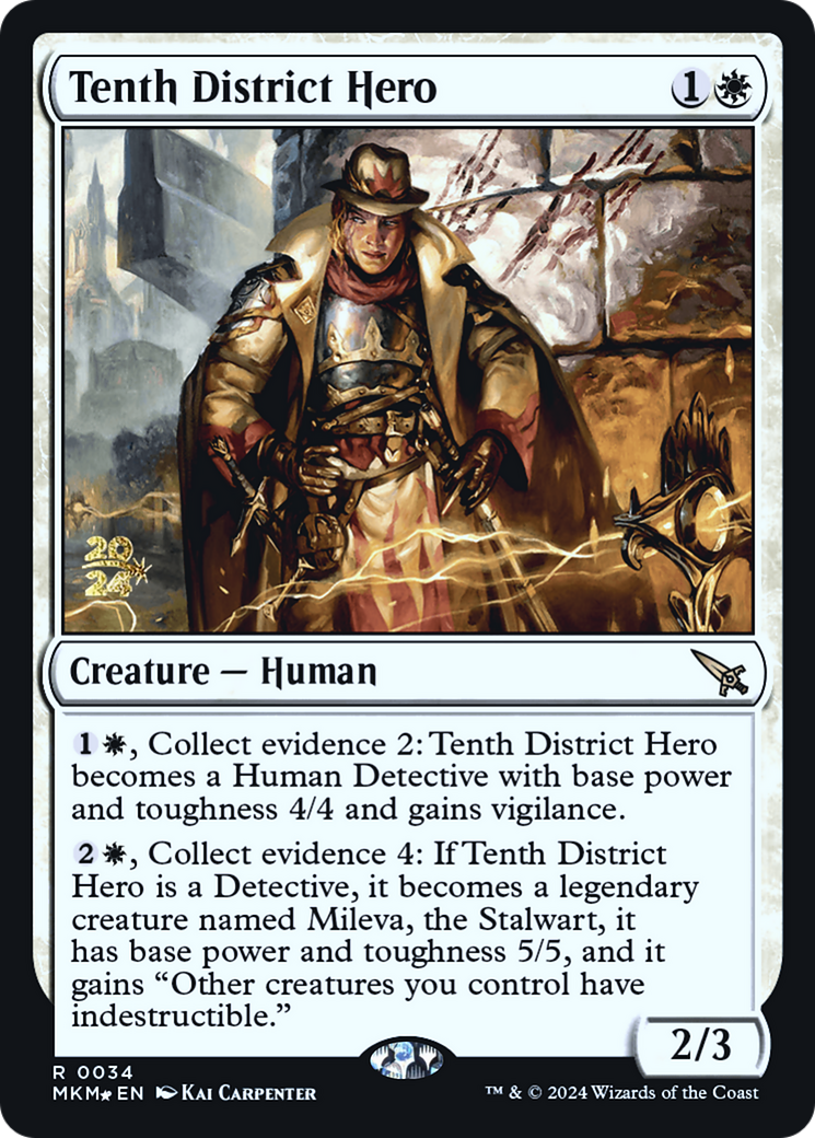 Tenth District Hero [Murders at Karlov Manor Prerelease Promos] | Tacoma Games