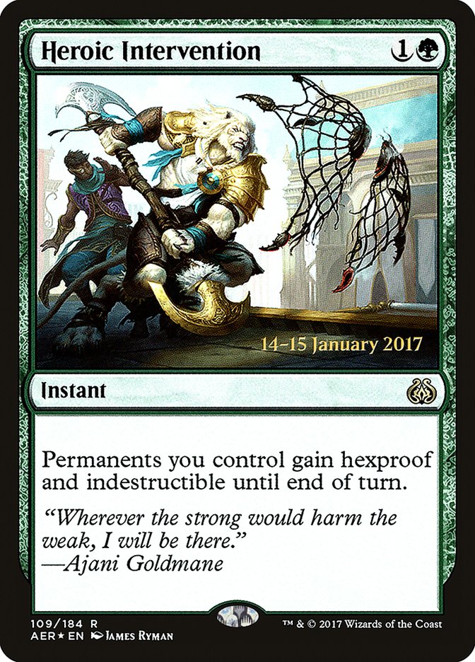 Heroic Intervention [Aether Revolt Prerelease Promos] | Tacoma Games