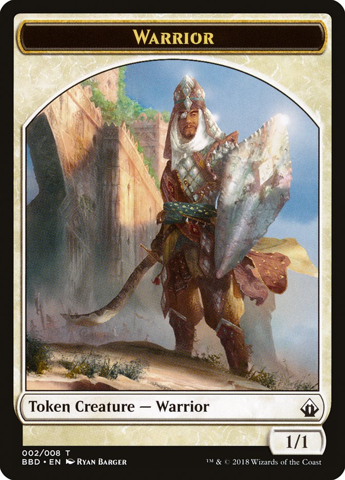 Warrior Token [Battlebond Tokens] | Tacoma Games