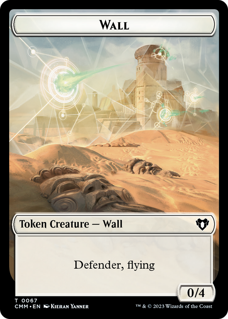 Wall // Kor Ally Double-Sided Token [Commander Masters Tokens] | Tacoma Games