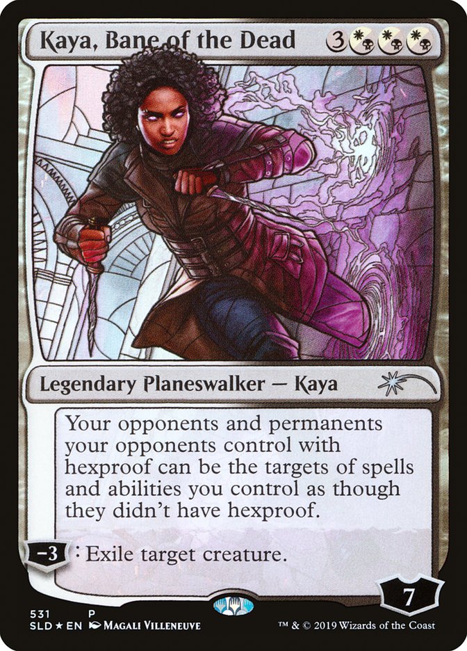 Kaya, Bane of the Dead (Stained Glass) [Secret Lair Drop Promos] | Tacoma Games