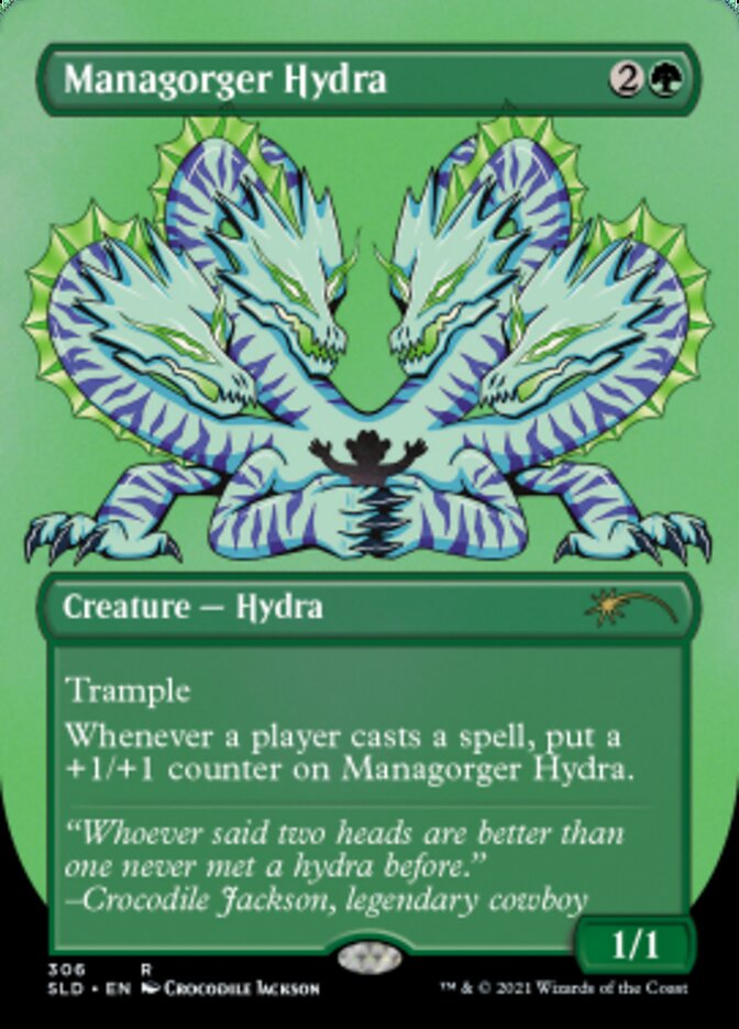 Managorger Hydra (Borderless) (Foil Etched) [Secret Lair Drop Series] | Tacoma Games