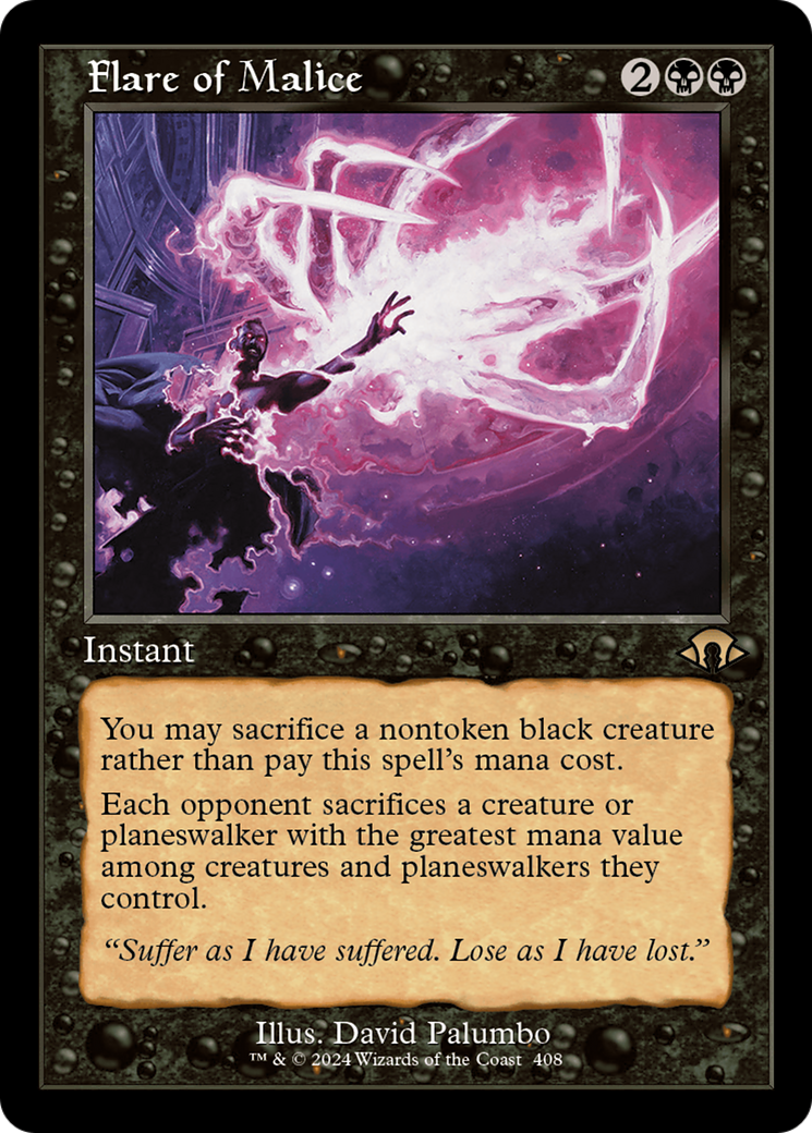 Flare of Malice (Retro) [Modern Horizons 3] | Tacoma Games