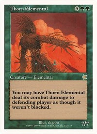 Thorn Elemental (Oversized) [Oversize Cards] | Tacoma Games