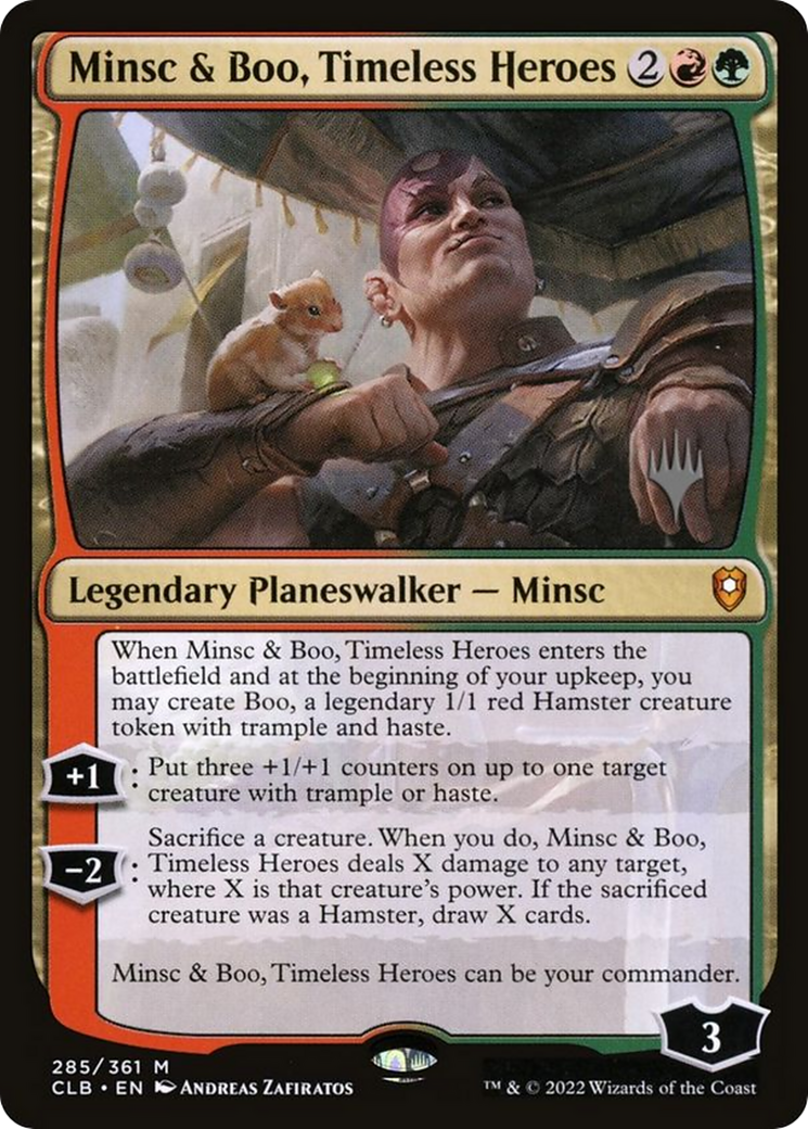 Minsc & Boo, Timeless Heroes (Promo Pack) [The Lost Caverns of Ixalan Promos] | Tacoma Games