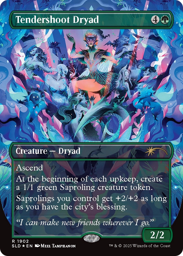 Tendershoot Dryad (Double Rainbow Foil) [Secret Lair Drop Series] | Tacoma Games