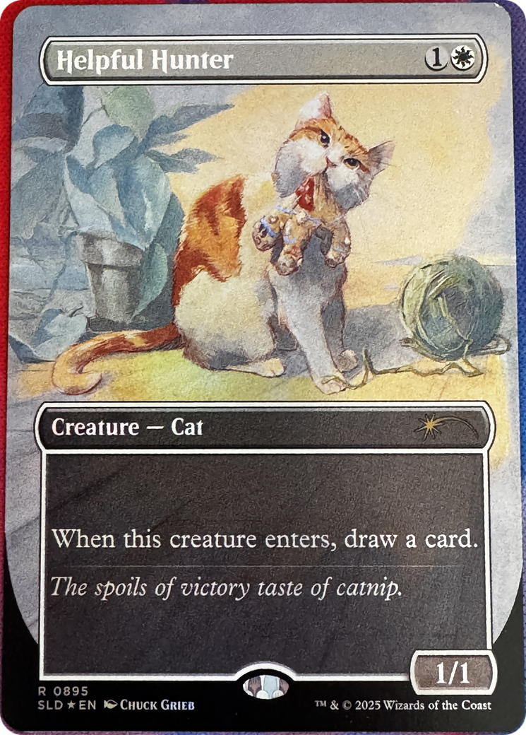Helpful Hunter (0895) (Rainbow Foil) [Secret Lair Drop Series] | Tacoma Games