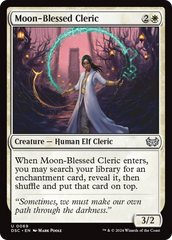 Moon-Blessed Cleric [Duskmourn: House of Horror Commander] | Tacoma Games