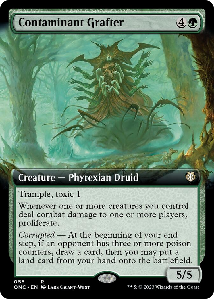 Contaminant Grafter (Extended Art) [Phyrexia: All Will Be One Commander] | Tacoma Games