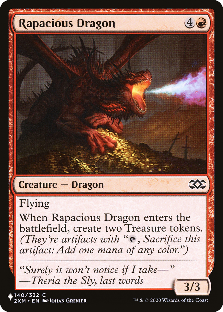 Rapacious Dragon [The List Reprints] | Tacoma Games