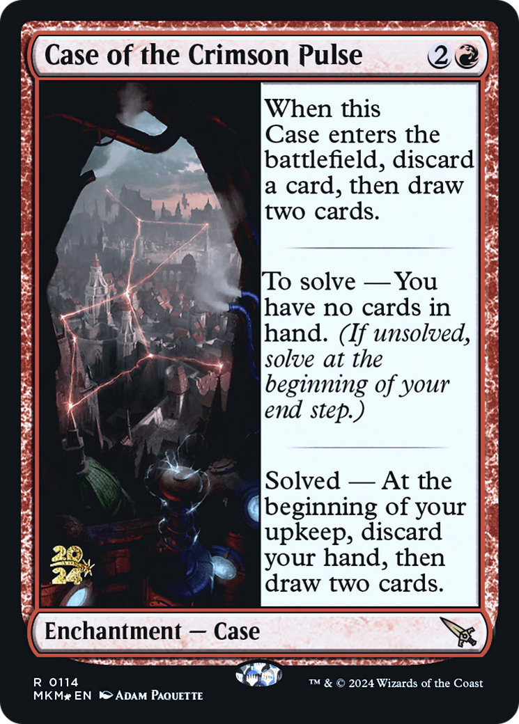 Case of the Crimson Pulse [Murders at Karlov Manor Prerelease Promos] | Tacoma Games