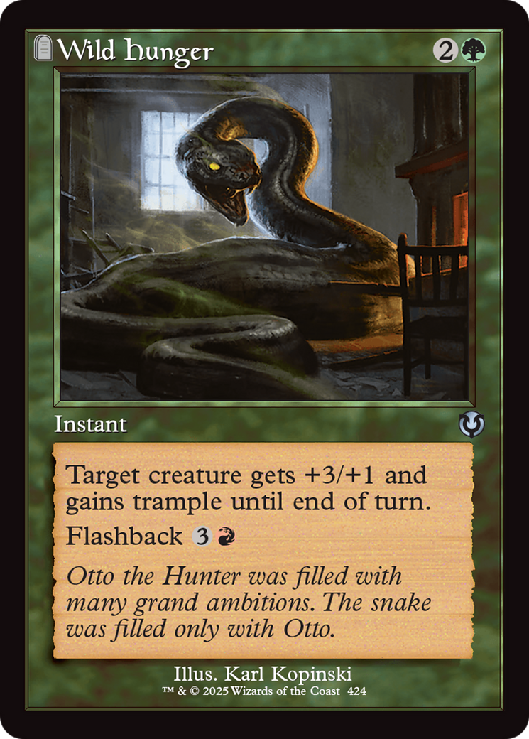 Wild Hunger (Retro Frame) [Innistrad Remastered] | Tacoma Games