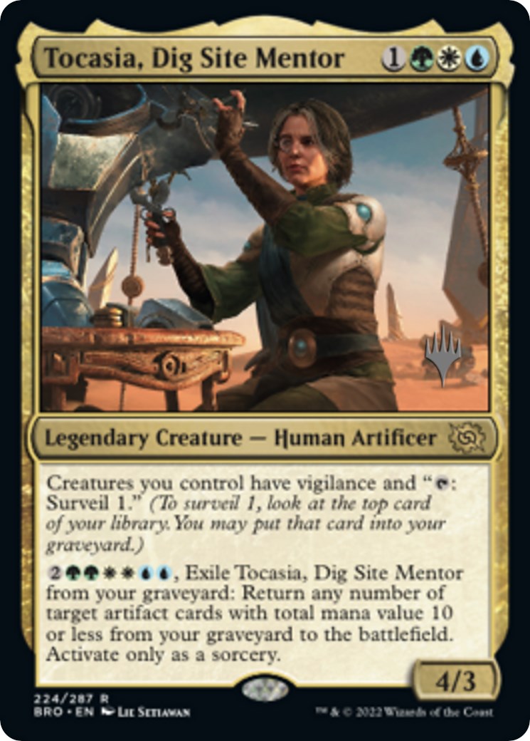 Tocasia, Dig Site Mentor (Promo Pack) [The Brothers' War Promos] | Tacoma Games