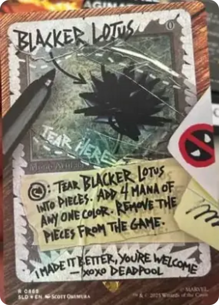 Blacker Lotus (Rainbow Foil) [Secret Lair Drop Series] | Tacoma Games