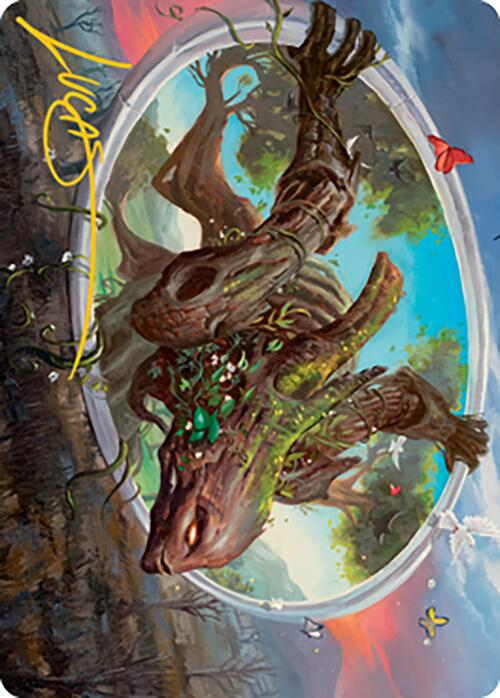 Gaea's Will Art Card (Gold-Stamped Signature) [Modern Horizons 2 Art Series] | Tacoma Games