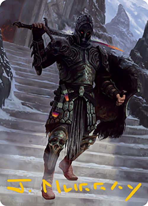 Dakkon, Shadow Slayer Art Card (49) (Gold-Stamped Signature) [Modern Horizons 2 Art Series] | Tacoma Games