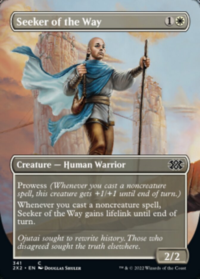 Seeker of the Way (Borderless Alternate Art) [Double Masters 2022] | Tacoma Games