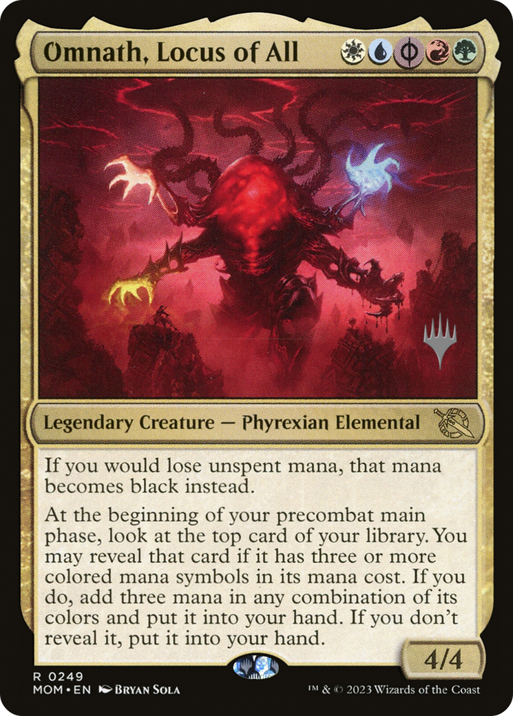 Omnath, Locus of All (Promo Pack) [March of the Machine Promos] | Tacoma Games