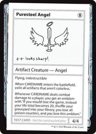 Puresteel Angel (2021 Edition) [Mystery Booster Playtest Cards] | Tacoma Games