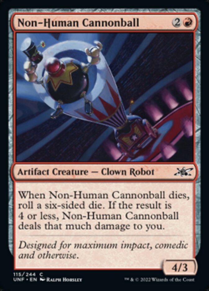 Non-Human Cannonball [Unfinity] | Tacoma Games