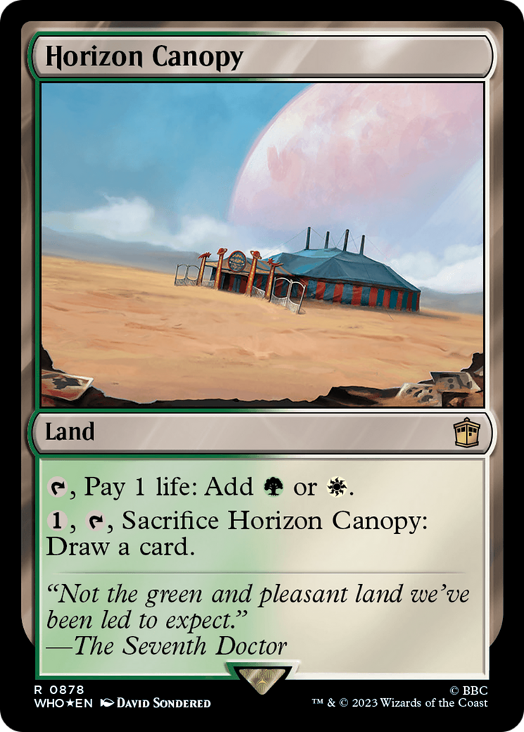 Horizon Canopy (Surge Foil) [Doctor Who] | Tacoma Games