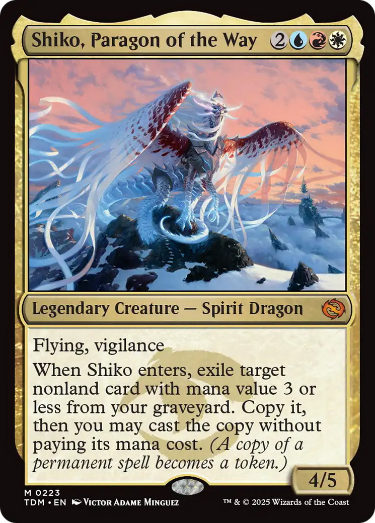 Shiko, Paragon of the Way [Tarkir: Dragonstorm] | Tacoma Games