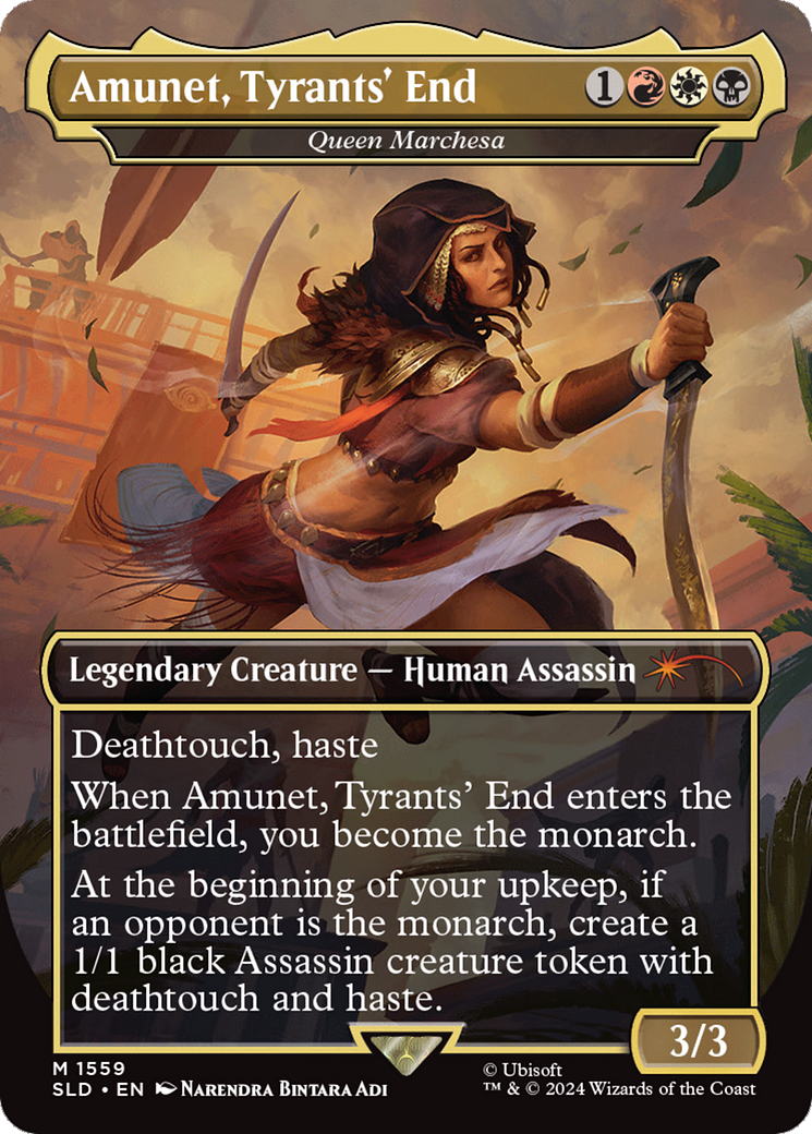 Amunet, Tyrants' End - Queen Marchesa (Rainbow Foil) [Secret Lair Drop Series] | Tacoma Games