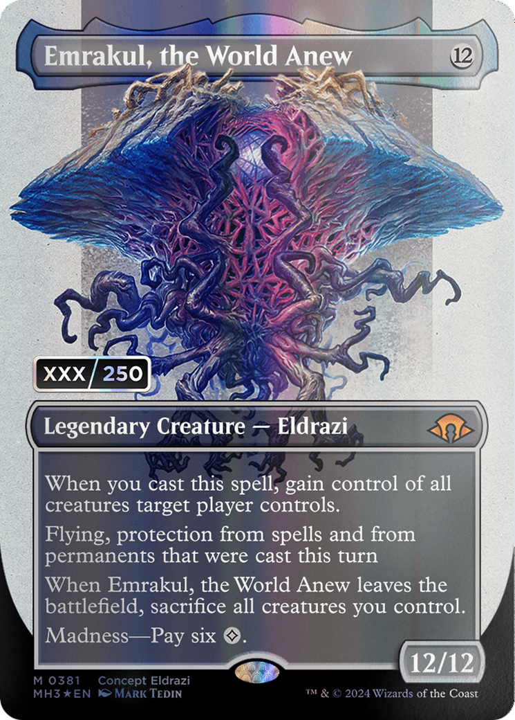 Emrakul, the World Anew (Borderless) (Serial Numbered) [Modern Horizons 3] | Tacoma Games