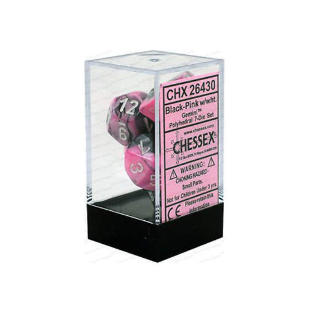 Chessex: 7ct Polyhedral Dice Set – Gemini | Tacoma Games