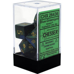 Chessex: 7ct Polyhedral Dice Set – Gemini | Tacoma Games